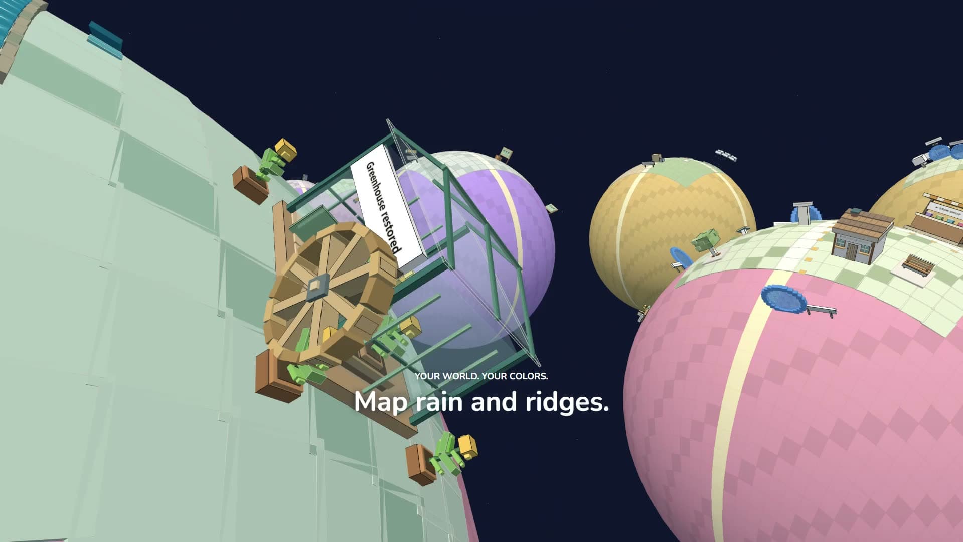 The Lesson Worlds universe of learning planets